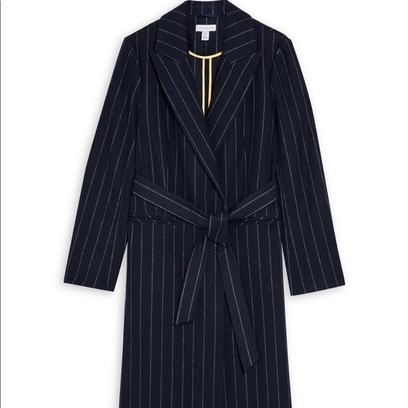 Topshop Belted Long Coat - Picture 4 of 5
